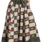 Pantalones Sakkas Sora Anchos de Pierna Suelta Estampado Ankara Africano Casuales con Cintura Elástica para Mujer