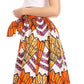Pantalones Sakkas Sora Anchos de Pierna Suelta Estampado Ankara Africano Casuales con Cintura Elástica para Mujer