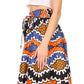 Pantalones Sakkas Sora Anchos de Pierna Suelta Estampado Ankara Africano Casuales con Cintura Elástica para Mujer