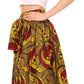 Pantalones Sakkas Sora Anchos de Pierna Suelta Estampado Ankara Africano Casuales con Cintura Elástica para Mujer