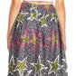 Pantalones Sakkas Sora Anchos de Pierna Suelta Estampado Ankara Africano Casuales con Cintura Elástica para Mujer