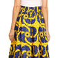 Pantalones Sakkas Sora Anchos de Pierna Suelta Estampado Ankara Africano Casuales con Cintura Elástica para Mujer
