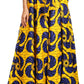 Pantalones Sakkas Sora Anchos de Pierna Suelta Estampado Ankara Africano Casuales con Cintura Elástica para Mujer
