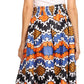 Pantalones Sakkas Sora Anchos de Pierna Suelta Estampado Ankara Africano Casuales con Cintura Elástica para Mujer