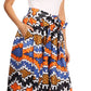 Pantalones Sakkas Sora Anchos de Pierna Suelta Estampado Ankara Africano Casuales con Cintura Elástica para Mujer