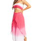 Sakkas Vanessa Women's Bandeau Tube Top & Wide leg Gaucho Pants Set Palazzo Boho - Buy One Get One