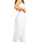 Sakkas Vanessa Women's Bandeau Tube Top & Wide leg Gaucho Pants Set Palazzo Boho - Buy One Get One