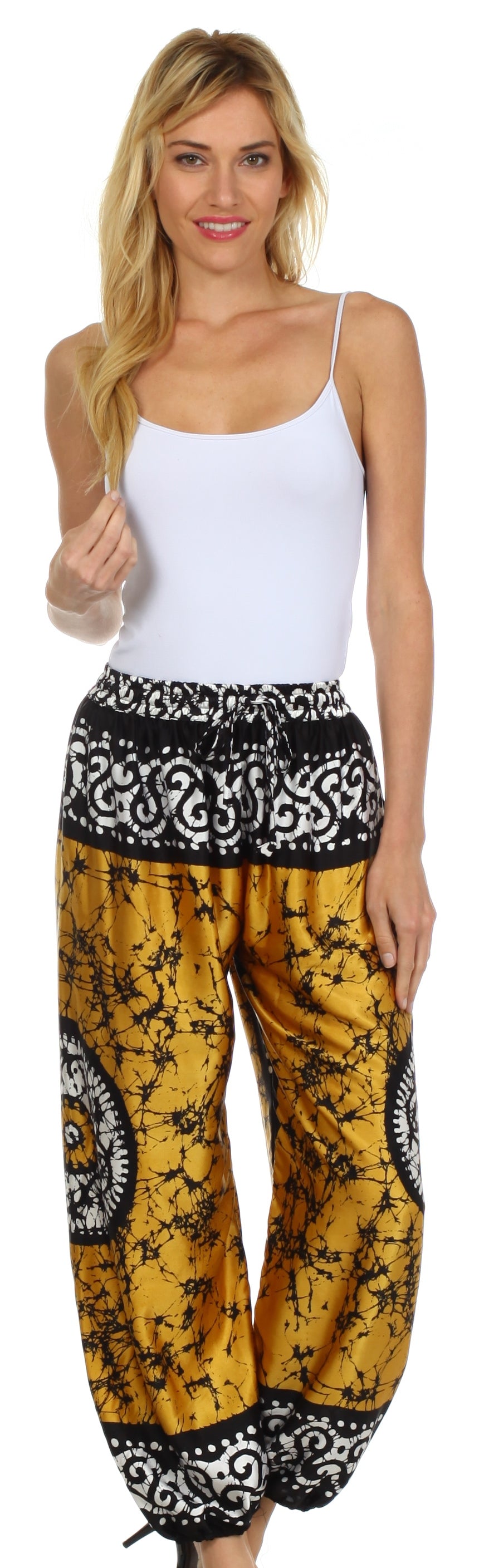 Pantalones harén de seda anchos Sakkas Sephora