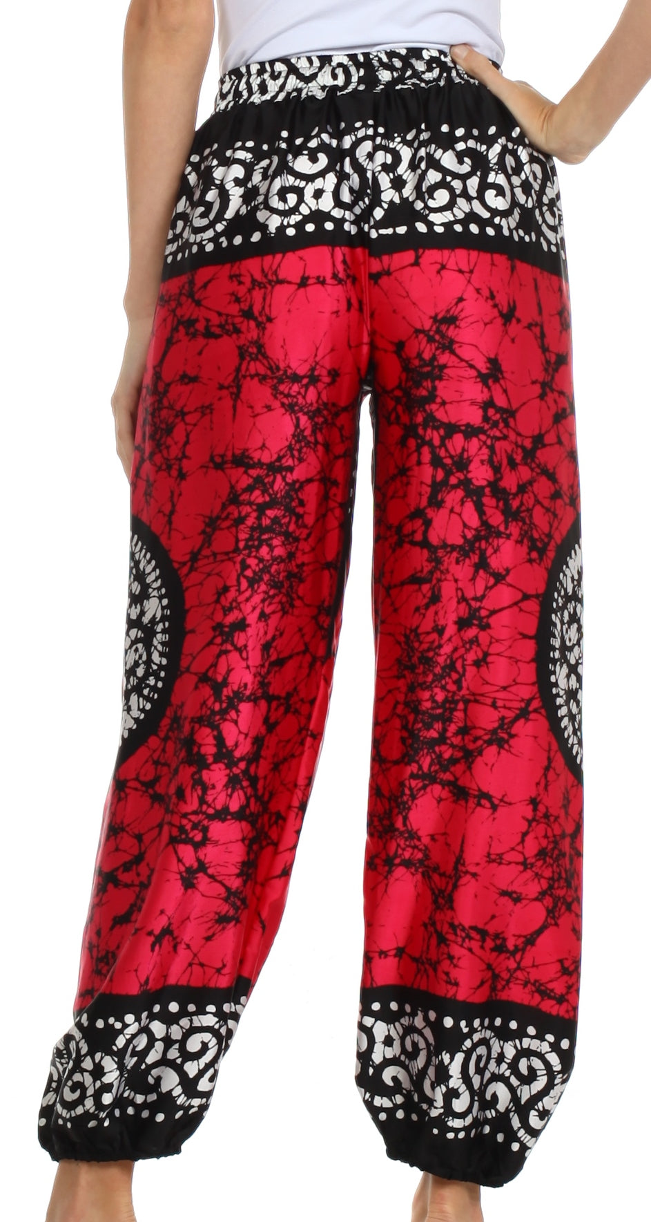 Pantalones harén de seda anchos Sakkas Sephora