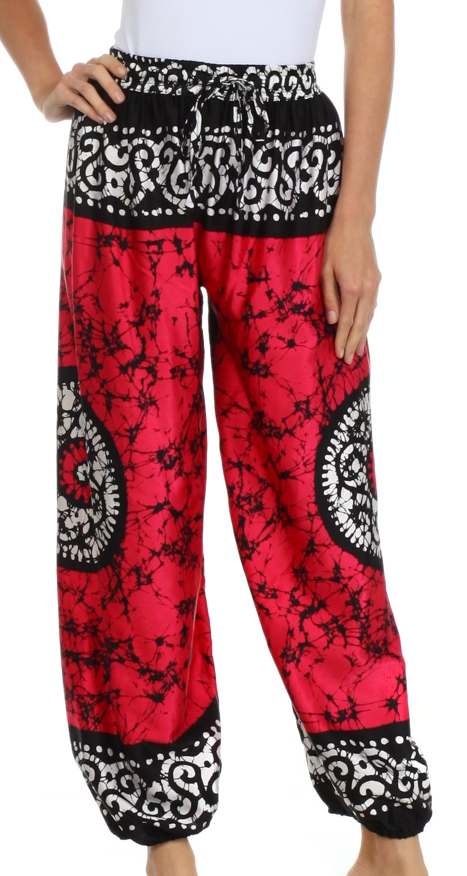 Pantalones harén de seda anchos Sakkas Sephora
