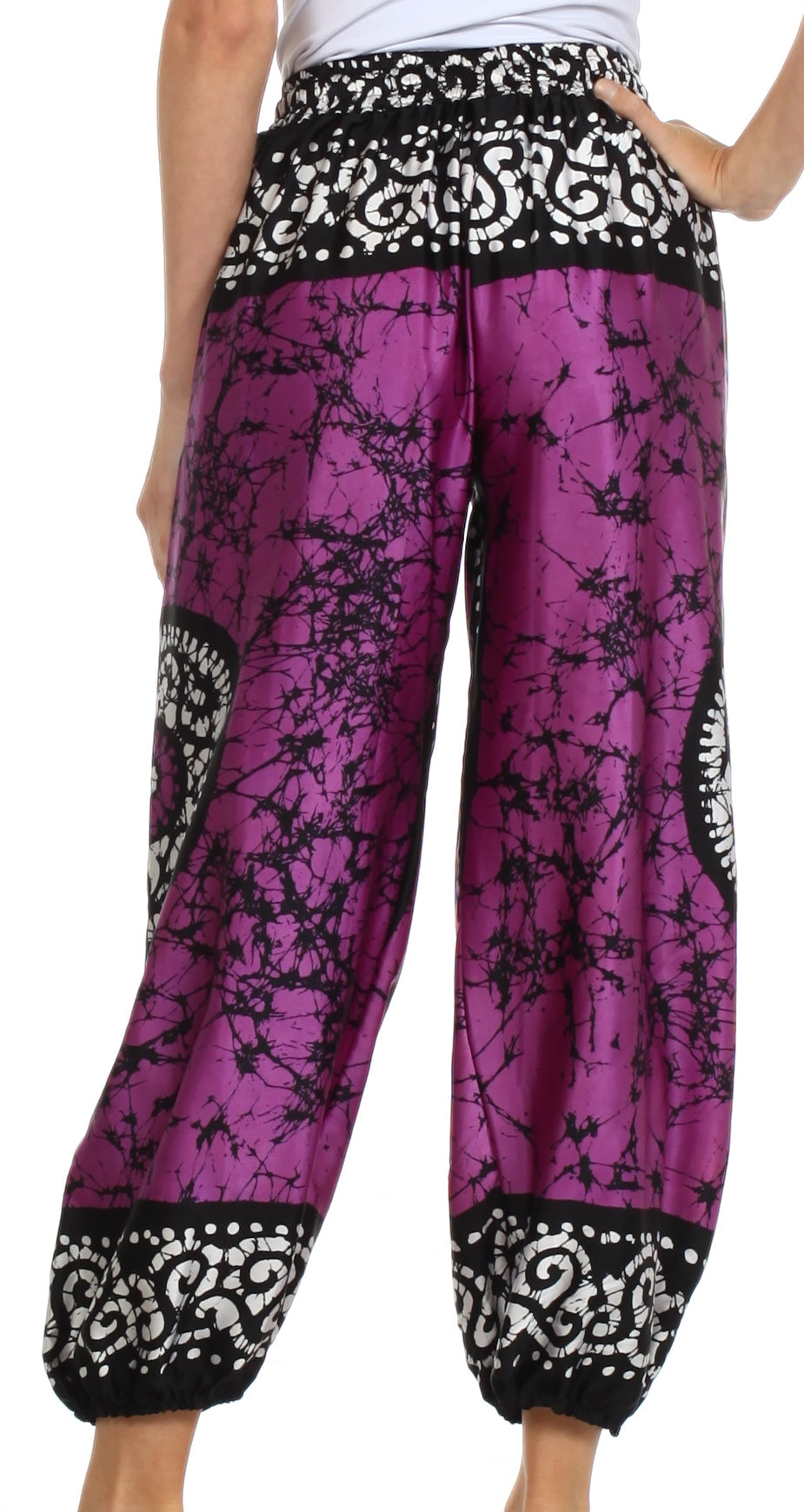 Pantalones harén de seda anchos Sakkas Sephora