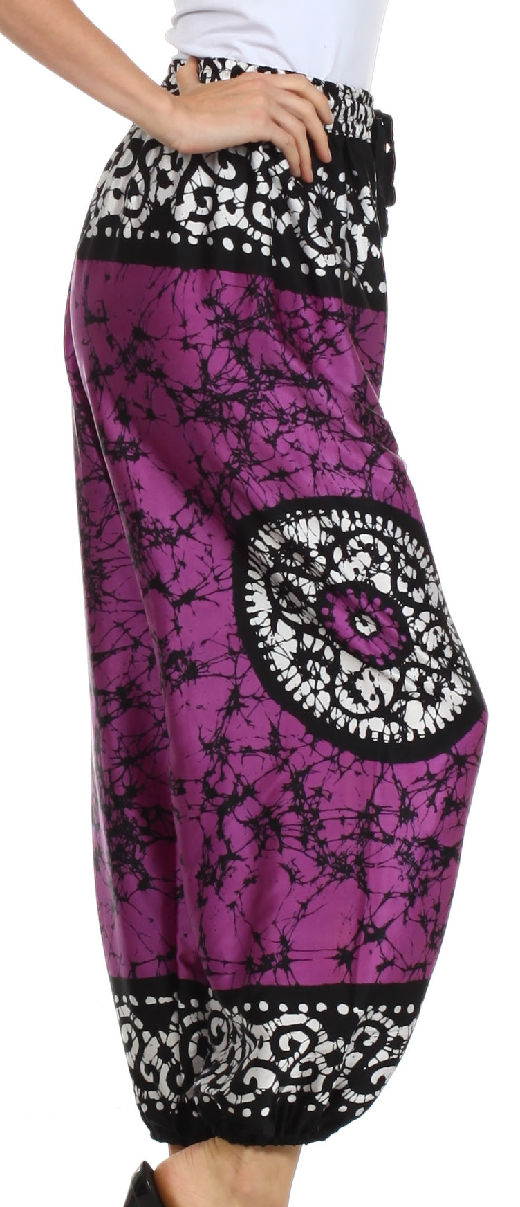 Pantalones harén de seda anchos Sakkas Sephora