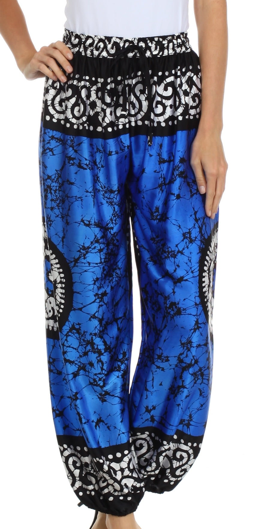 Pantalones harén de seda anchos Sakkas Sephora