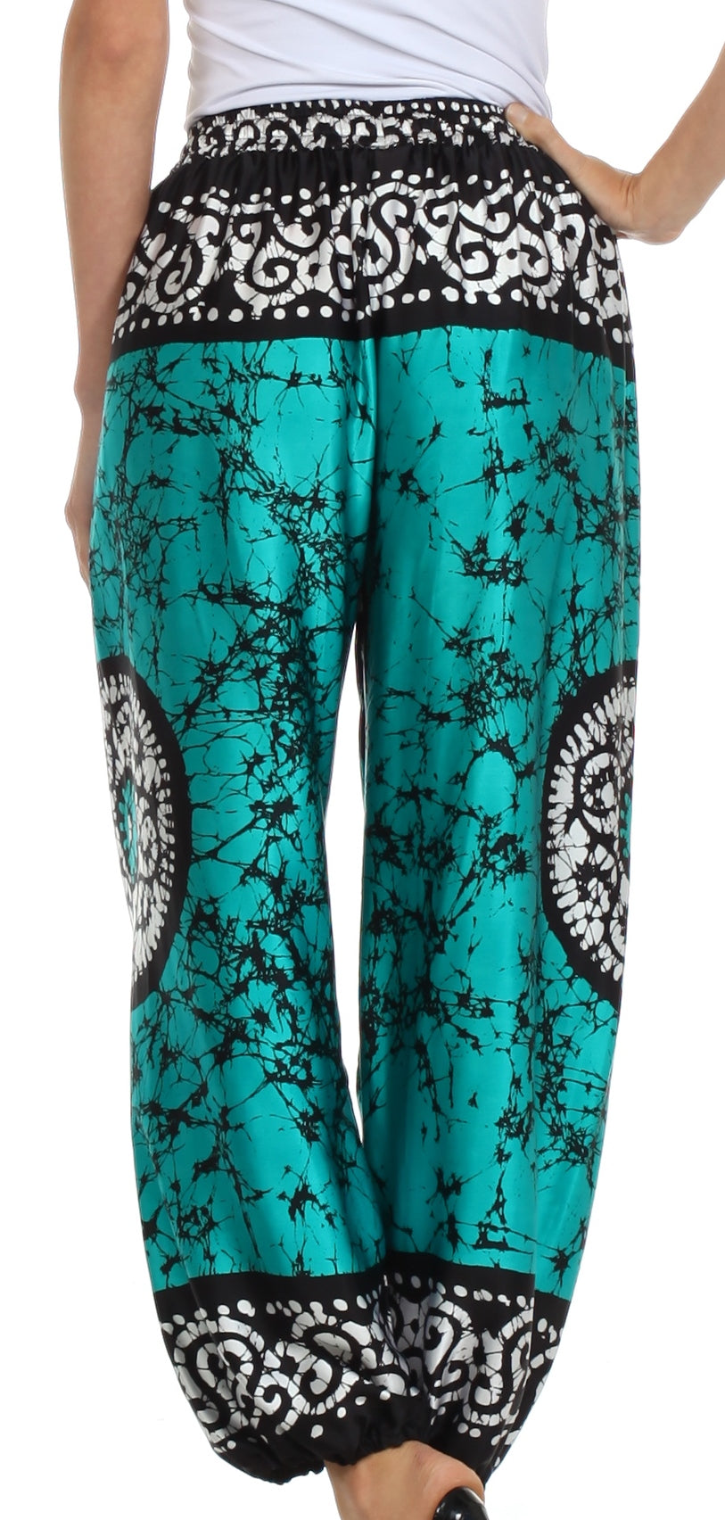 Pantalones harén de seda anchos Sakkas Sephora