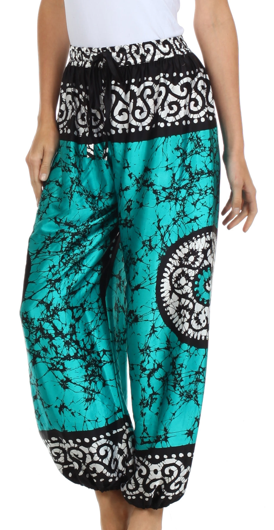 Pantalones harén de seda anchos Sakkas Sephora