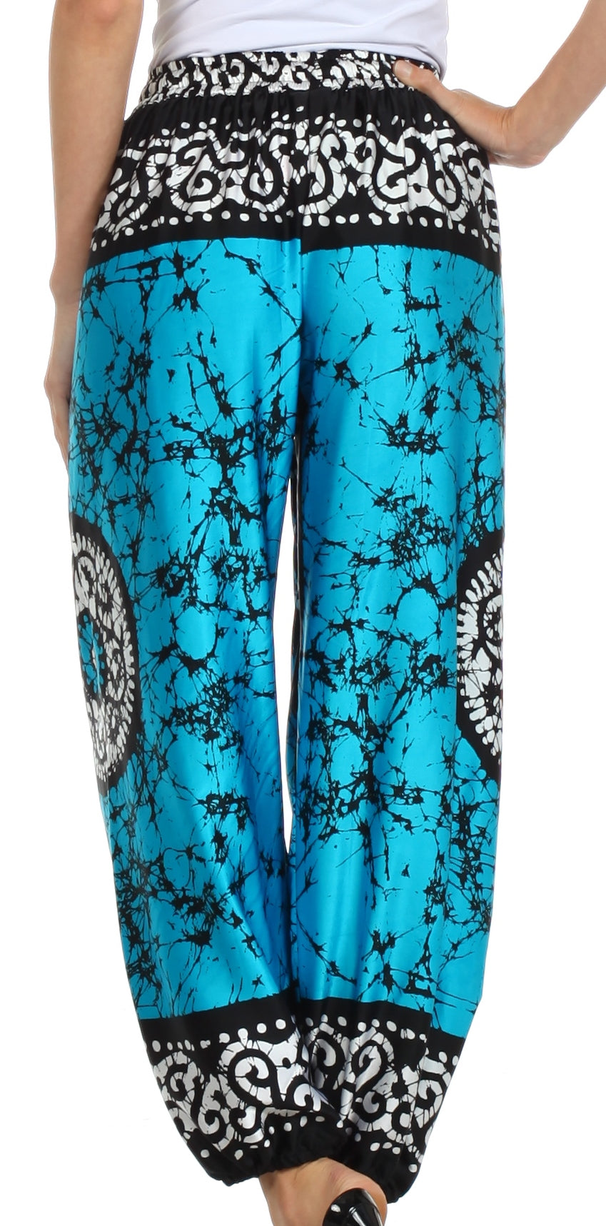 Pantalones harén de seda anchos Sakkas Sephora