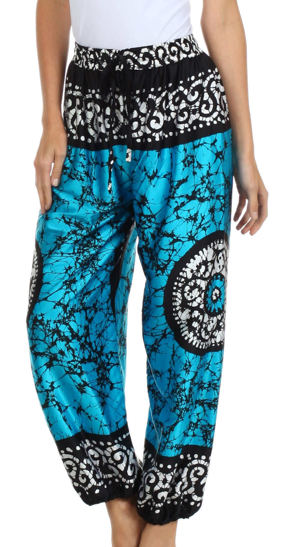 Pantalones harén de seda anchos Sakkas Sephora