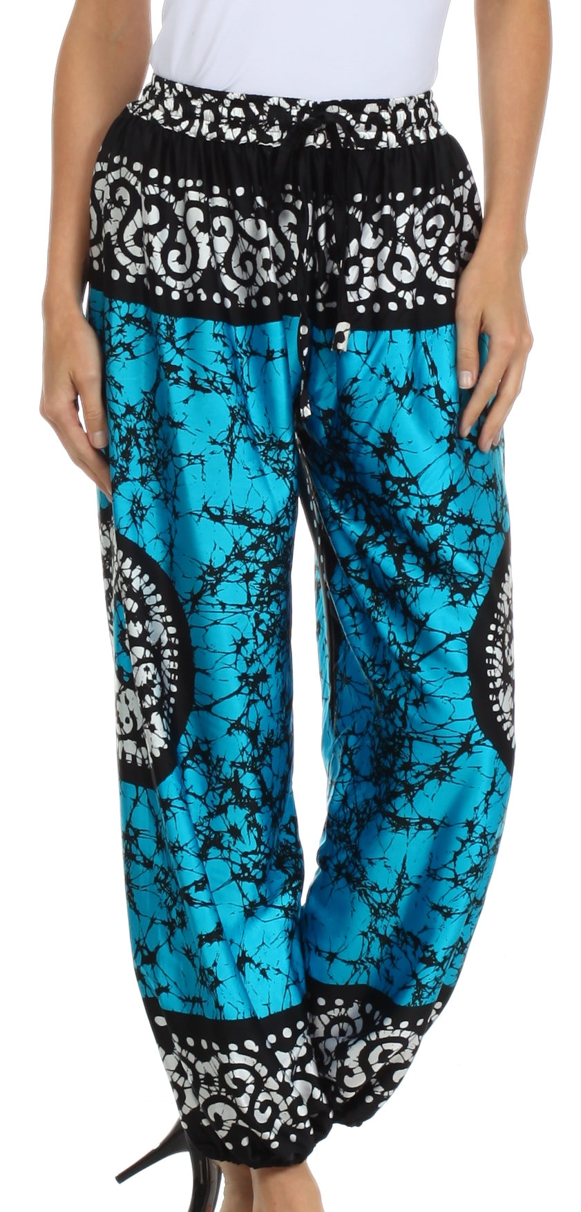 Pantalones harén de seda anchos Sakkas Sephora