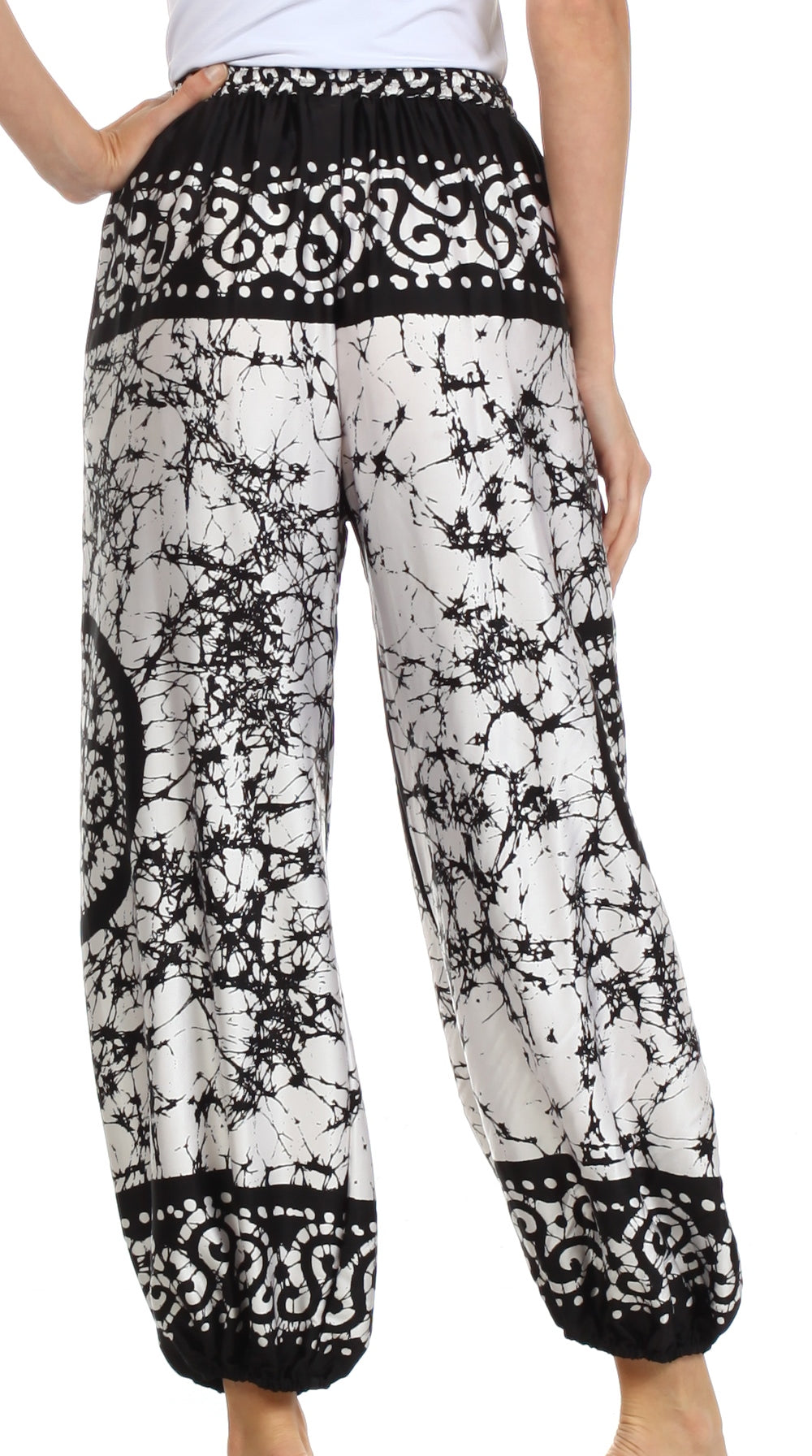 Pantalones harén de seda anchos Sakkas Sephora