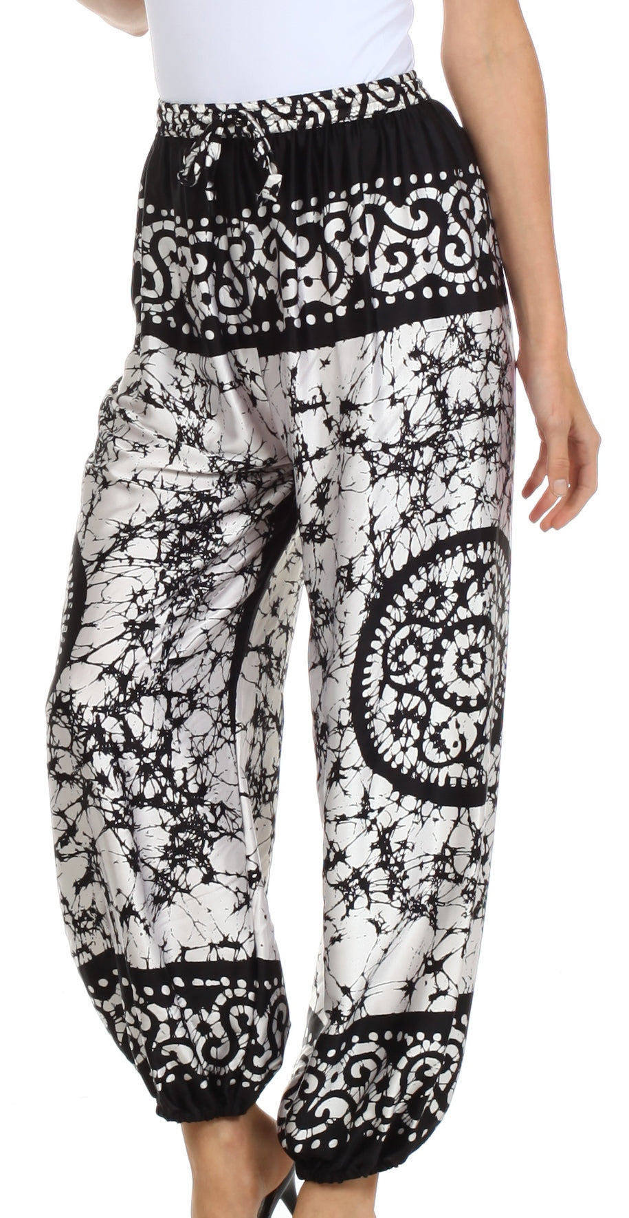 Pantalones harén de seda anchos Sakkas Sephora