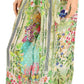 Pantalones palazzo anchos Sakkas Anie, holgados, informales, bohemios, con estampado floral para mujer