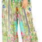 Pantalones palazzo anchos Sakkas Anie, holgados, informales, bohemios, con estampado floral para mujer