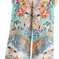 Pantalones palazzo anchos Sakkas Anie, holgados, informales, bohemios, con estampado floral para mujer