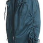 Sakkas Loore Womens Wide Leg Gaucho Pants Cotton with Pockets and Smock Waist
