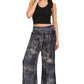 Sakkas Shyla Elastic Waistband Palazzo Pants