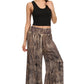 Sakkas Shyla Elastic Waistband Palazzo Pants