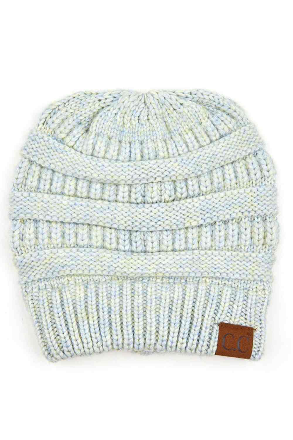 C.C Soft Yarn Knit Beanie Hat