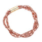 Stone Embellished Twisted Magnetic Bracelet