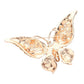 Glass Crystal Butterfly Pin Brooch