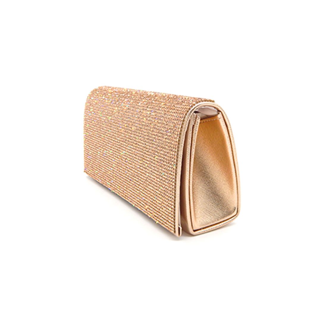 Bling Solid Evening Clutch Crossbody Bag