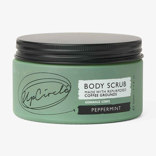 Exfoliante corporal vegano con menta