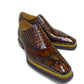 Maurice Phantom Custom Made Alligator Slip-On Shoe - Sport/Rust