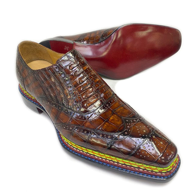 Maurice Phantom Custom Made Alligator Slip-On Shoe - Sport/Rust