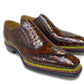 Maurice Phantom Custom Made Alligator Slip-On Shoe - Sport/Rust