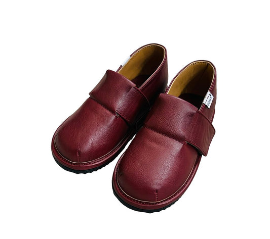 Zapatos de vestir sin cordones para niños – Zapatos escolares y para bodas para niños pequeños con correa de velcro de fácil cierre