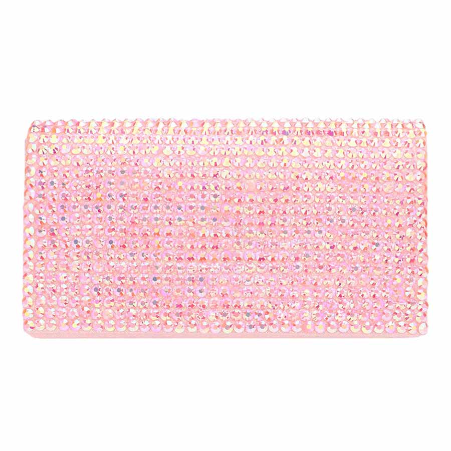 Bling Studded Evening Clutch Crossbody Bag