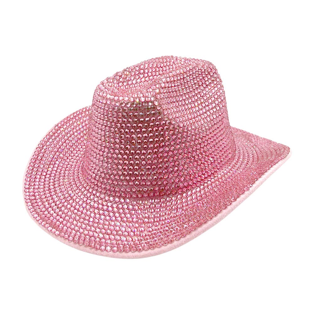 Bling Studded Fedora Hat
