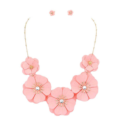 Bloom Flower Link Necklace