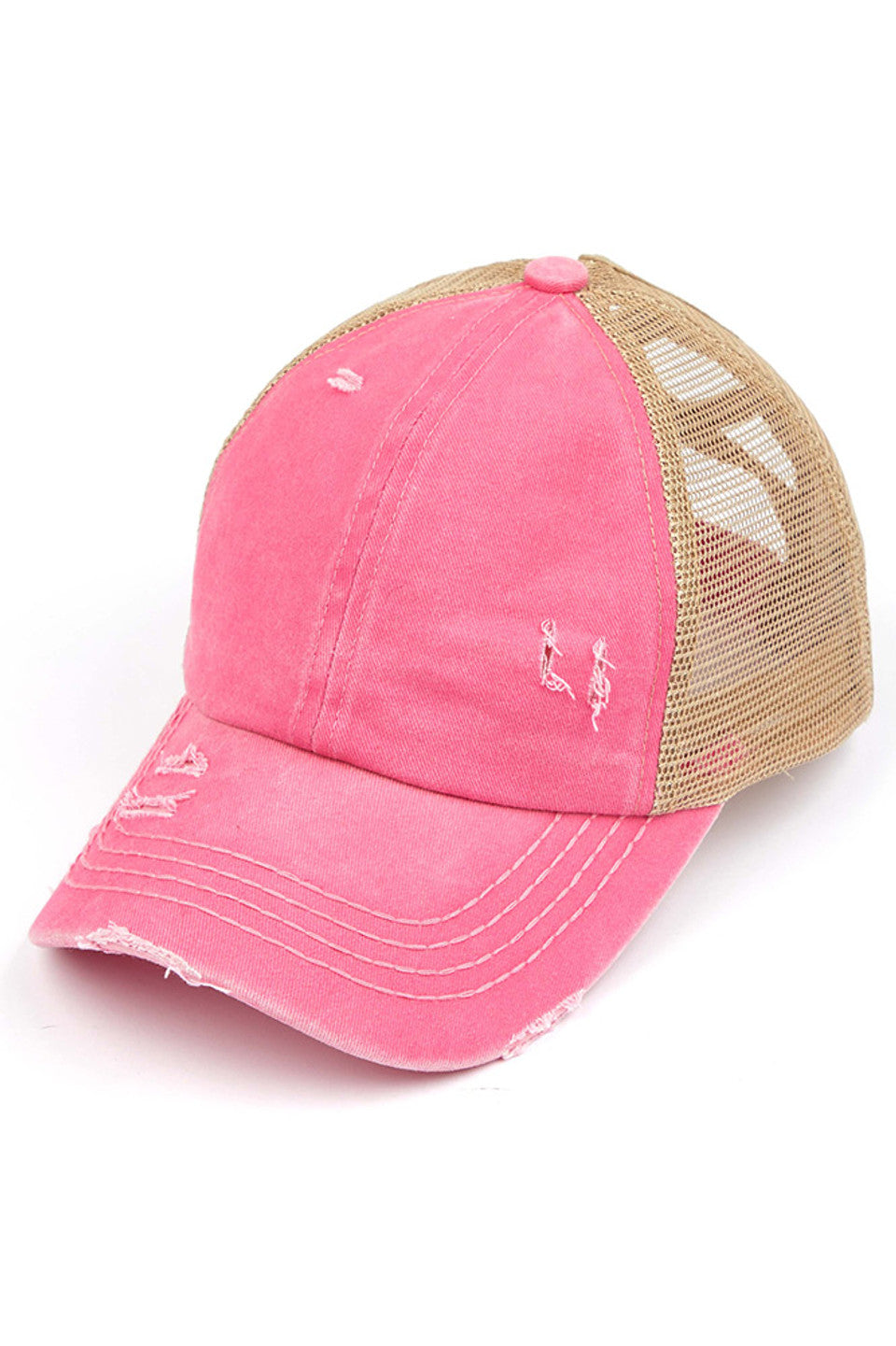C.C Women's Baseball Ponytail Cap