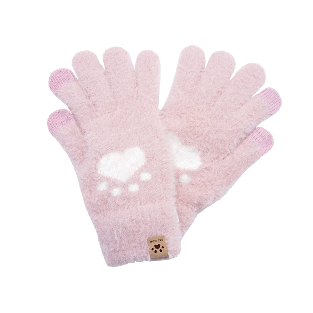 Cat Paw Pointed Smart Touch Gloves