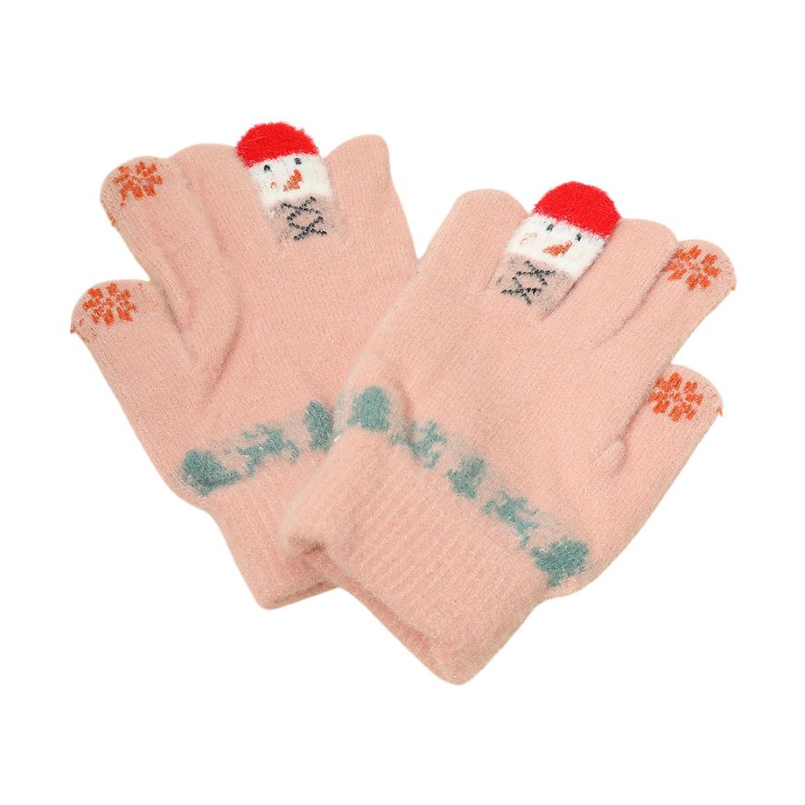 Christmas Theme Pattern Smart Touch Winter Gloves