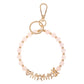 Mama Message Heart Bear Pointed Precious Key Chain Bracelet