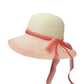 Ombre Bow Band Straw Sun Hat