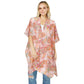 Paisley Patterned Cover Up Kimono Poncho