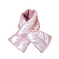 Reversible Puffer Sherpa Pull Through Scarf