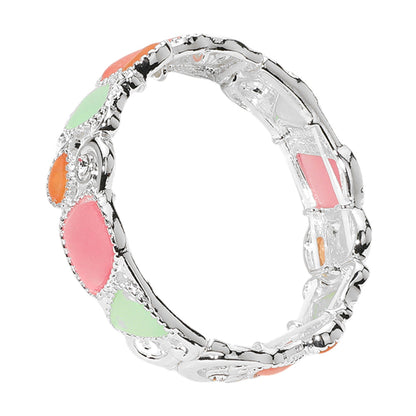 Sea Glass Pebble Stretch Bracelet